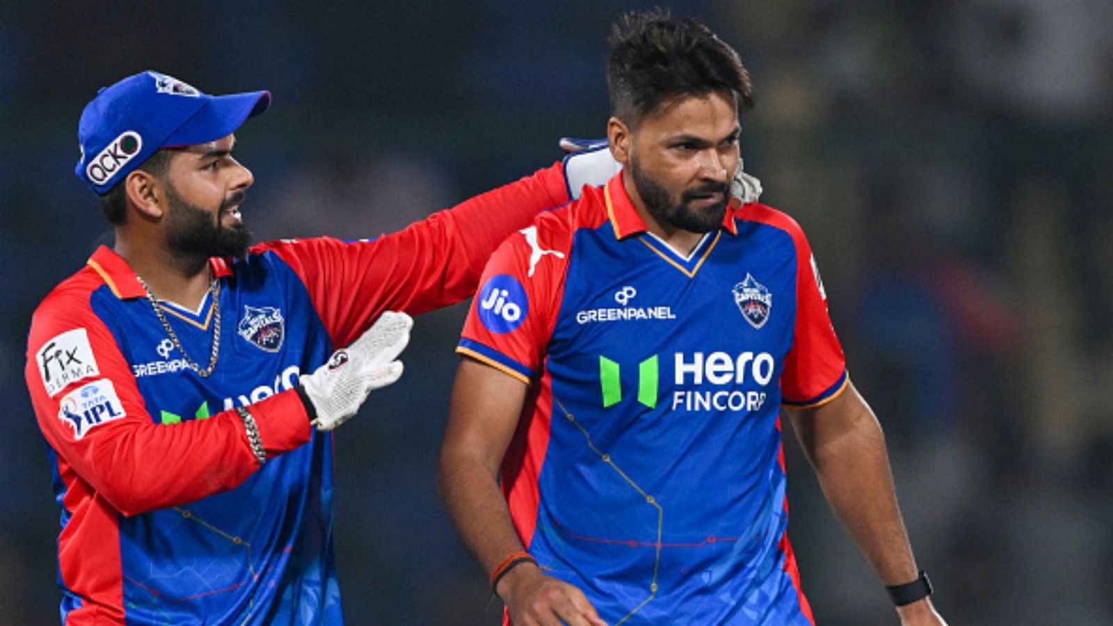 EXPLAINED: Can Rishabh Pant's Delhi Capitals still make it to IPL 2024's playoffs after crucial win over Rajasthan Royals? DC skipper Rishabh Pant (left) and star pacer Mukesh Kumar in this frame. (Getty)