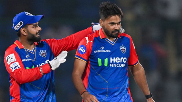 EXPLAINED: Can Rishabh Pant's Delhi Capitals still make it to IPL 2024's playoffs after crucial win over Rajasthan Royals? DC skipper Rishabh Pant (left) and star pacer Mukesh Kumar in this frame. (Getty)