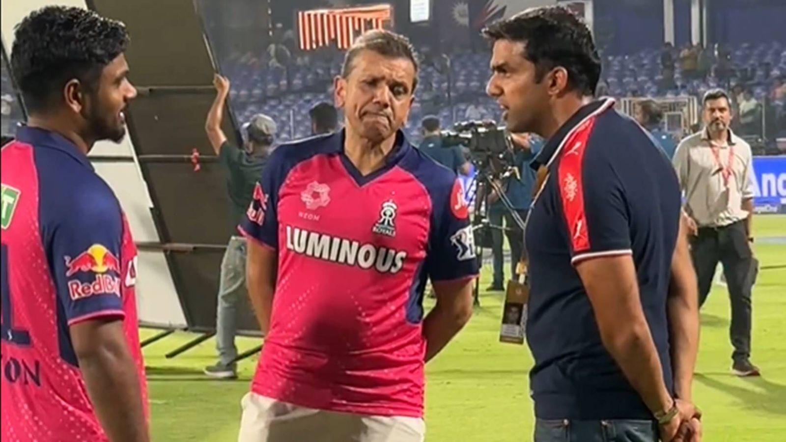 Watch: Delhi Capitals co-owner Parth Jindal, Sanju Samson shake hands after former's wild celebration to controversial dismissal Watch: Delhi Capitals co-owner Parth Jindal, Sanju Samson shake hands after former's wild celebration to controversial dismissal