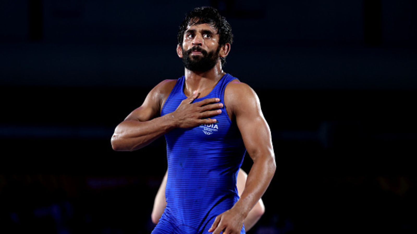 International Wrestling Body suspends Bajrang Punia for all of 2024, SAI approves abroad training but star wrestler denies India's star wrestler Bajrang Punia in this frame. (Getty)