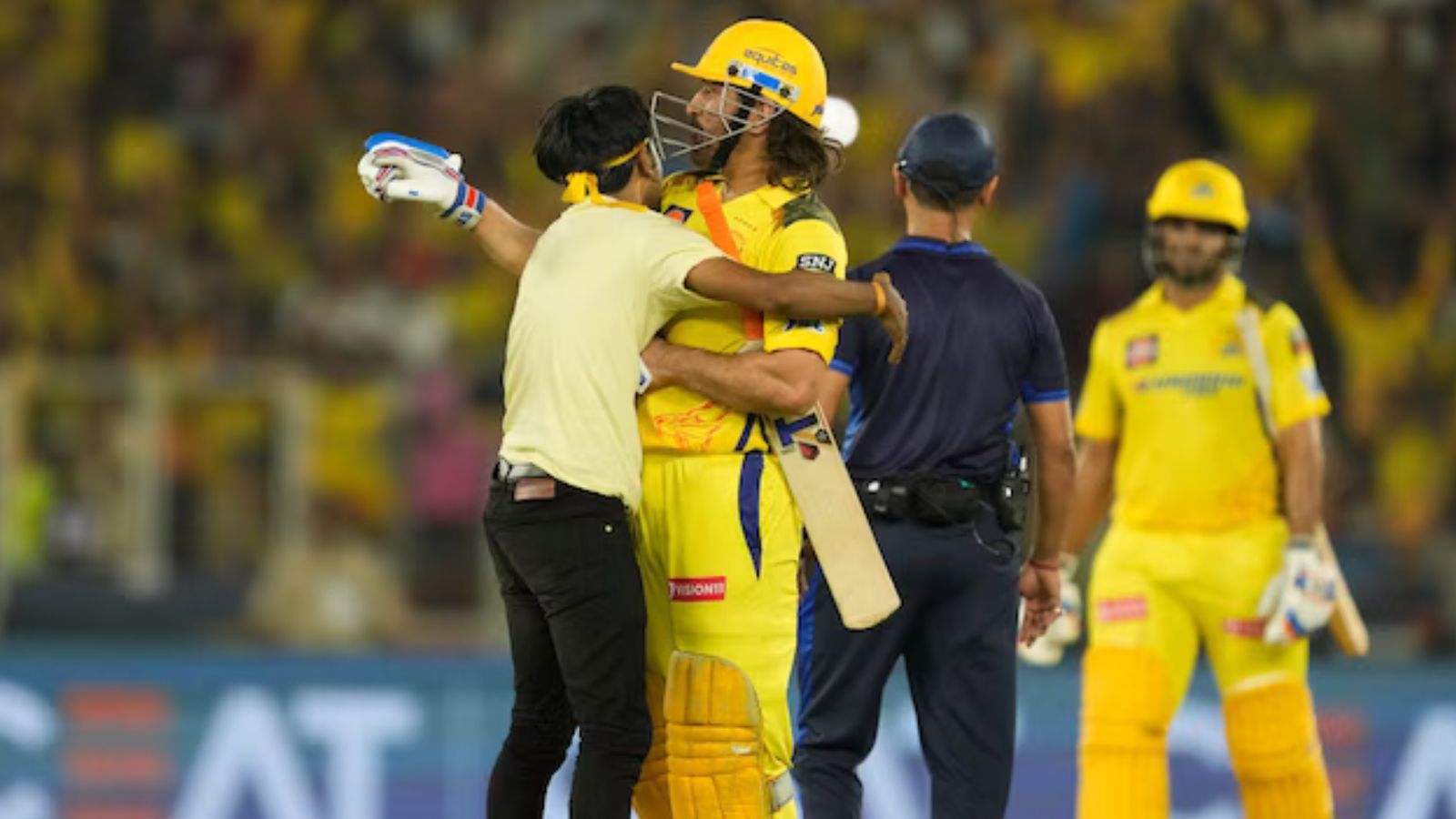 Police arrest MS Dhoni fan on criminal trespassing charge for breaching security to meet CSK superstar during IPL 2024 clash against GT Police arrest MS Dhoni fan on criminal trespassing charge for breaching security to meet CSK superstar during IPL 2024 clash against GT
