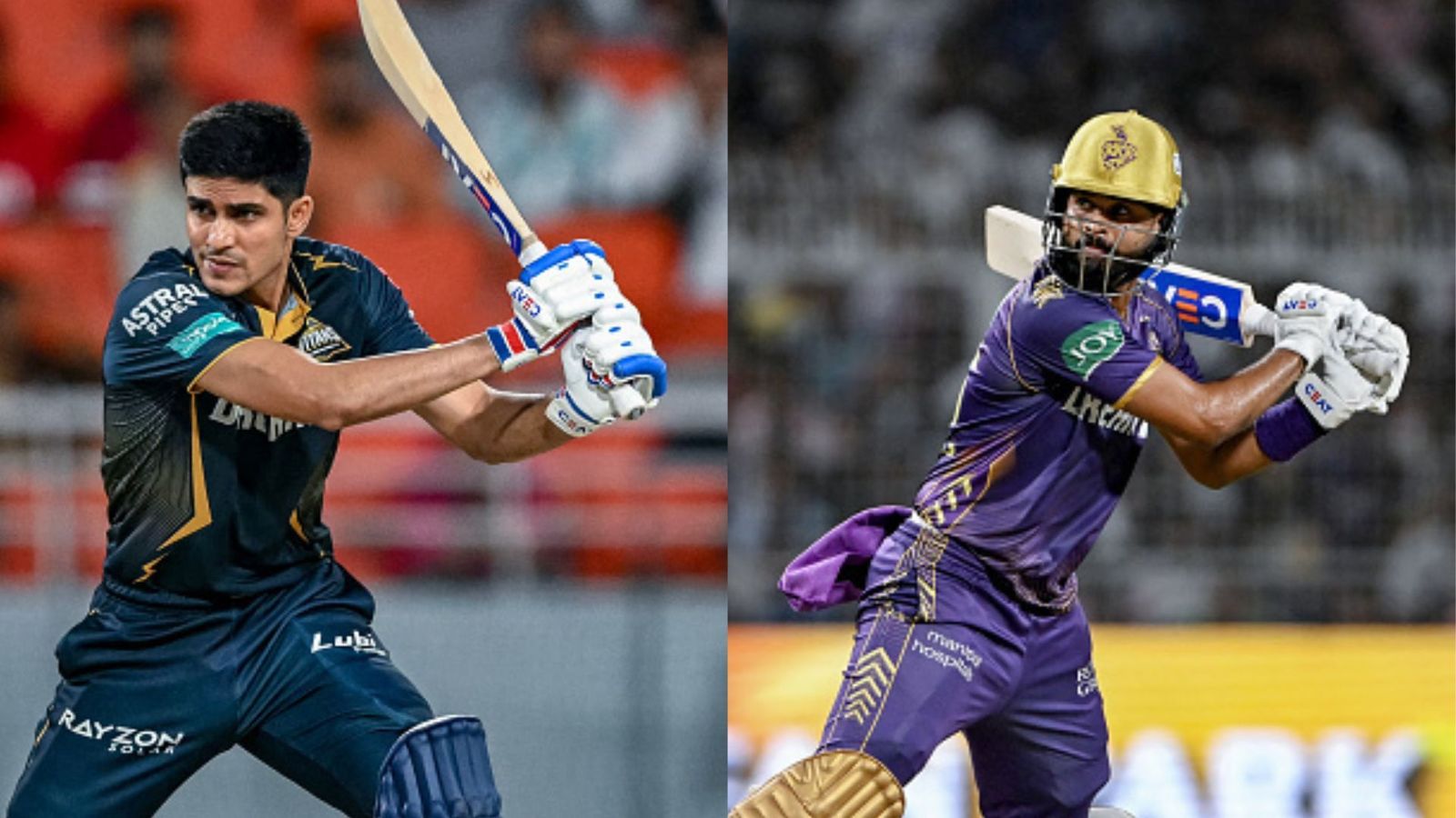IPL 2024, GT vs KKR Live Streaming: When and where to watch Gujarat Titans vs Kolkata Knight Riders’ match online? GT's skipper Shubman Gill (L) and KKR's captain Shreyas Iyer. (Getty)
