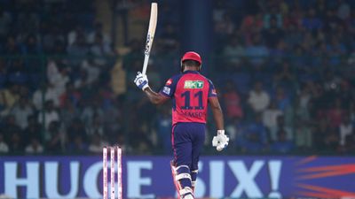 'I would like to tell my teammates...': Sanju Samson issues clear-cut warning after RR's back-to-back defeats following CSK jolt RR skipper Sanju Samson in this frame. (Getty)