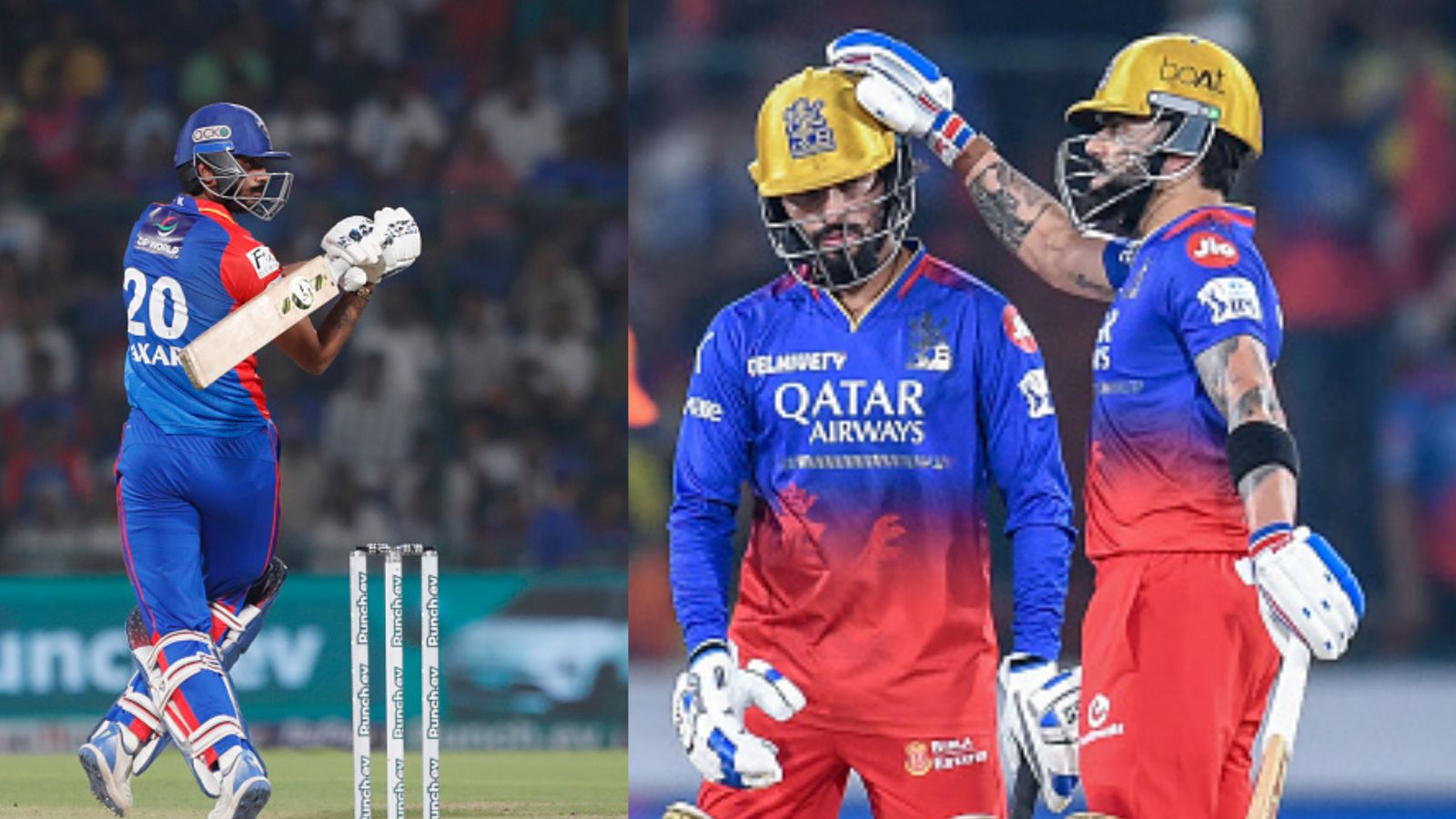 IPL 2024: Rajat Patidar-inspired RCB flatten DC despite Axar Patel's bravado to stay alive in playoff mix with 5th straight win From left: DC's Axar Patel and RCB's Rajat Patidar and Virat Kohli in this frame. (Getty)
