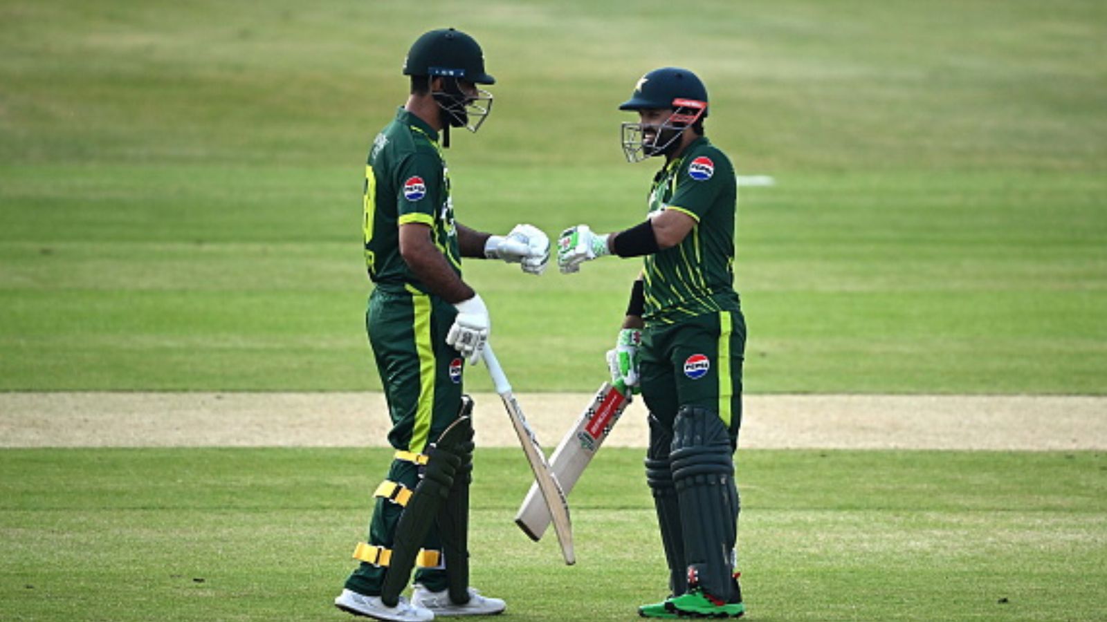 IRE vs PAK: Fakhar Zaman-Mohammad Rizwan's blitzkrieg sinks Ireland by 7 wickets as Pakistan avenge 1st T20I loss to level series Pakistan batters Fakhar Zaman, left, and Mohammad Rizwan during 2nd T20I match against Ireland at Castle Avenue Cricket Ground in Dublin on May 12. (Getty)