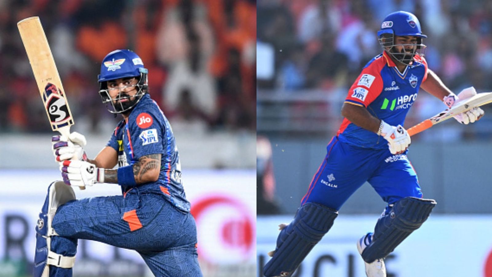 IPL 2024, DC vs LSG Live Streaming: When and where to watch Delhi Capitals vs Lucknow Super Giants’ match online? LSG's skipper KL Rahul (L) and DC's captain Rishabh Pant. (Getty)