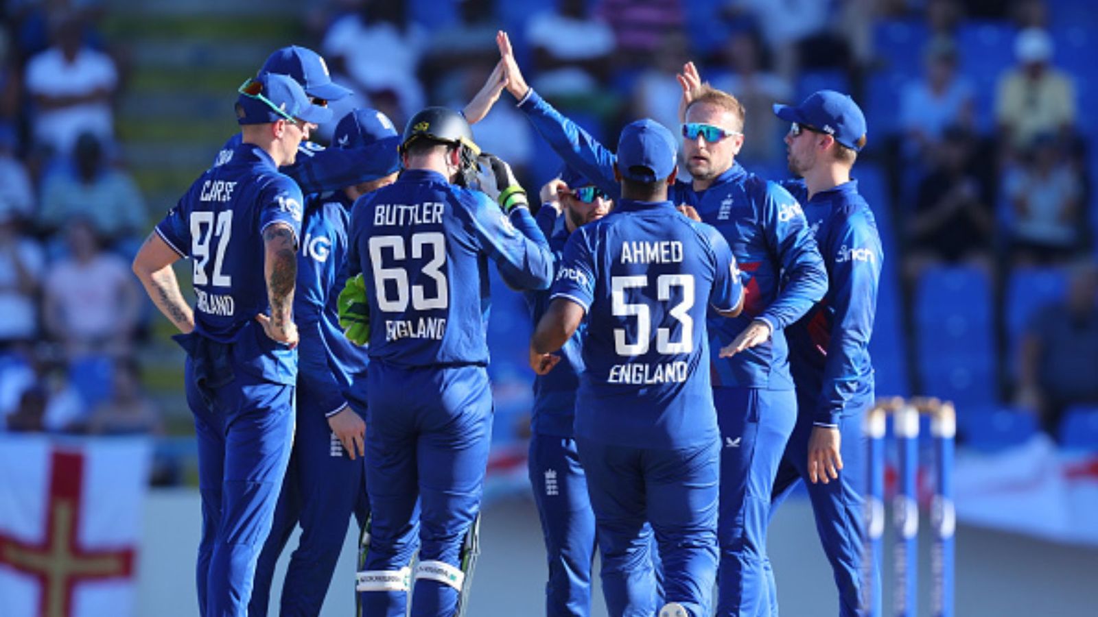 England star leaves India ahead of IPL 2024 playoffs to get fit before T20 World Cup 2024 England cricket team in frame (Getty)