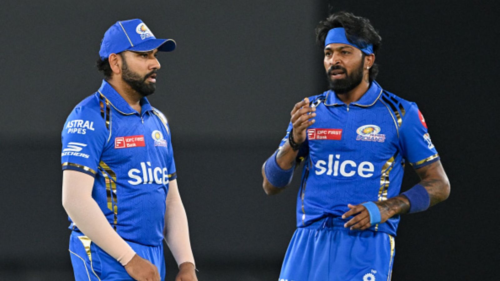 Rohit Sharma leaves and avoids Hardik Pandya as MI captain enters the nets for practice - Report Rishabh Pant and Hardik Pandya in the frame (Getty)