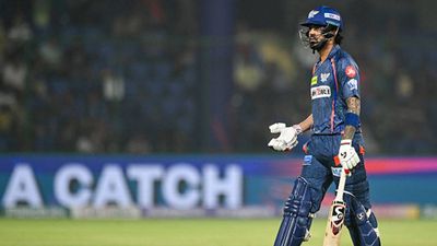 'We never get a solid start to get the likes of Stoinis and Pooran in': KL Rahul blames top-order batters for a lacklustre IPL season KL Rahul walks back to the dressing room after losing his wicket (Getty Images)