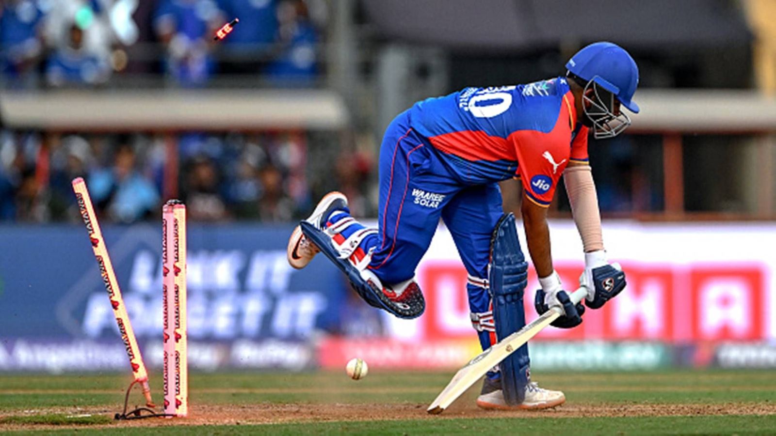 'Without playing him, we won games': Delhi Capitals assistant coach hints at releasing Prithvi Shaw months ahead of IPL mega auction Delhi Capitals' Prithvi Shaw gets bowled (Getty Images)