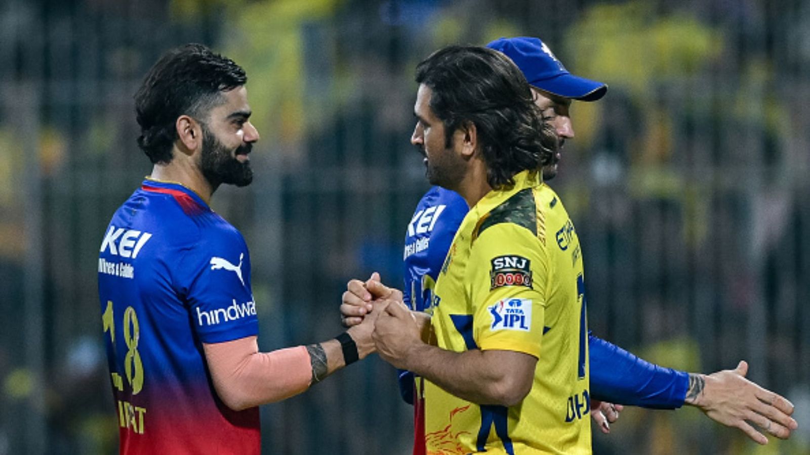Virat Kohli's big remark on potentially playing his final match with MS Dhoni, says 'maybe for the last time' Virat Kohli meeting with MS Dhoni (Getty)