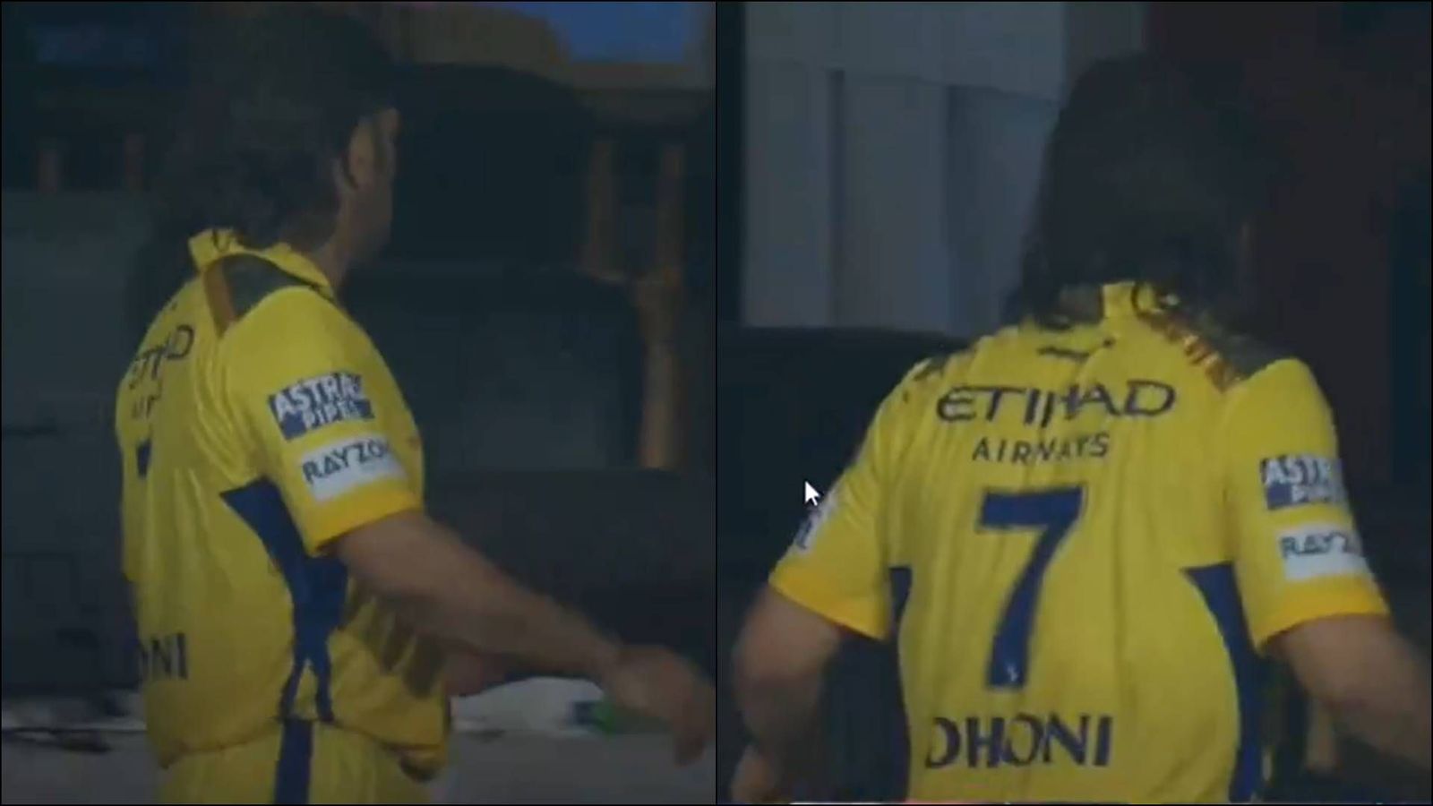 WATCH: MS Dhoni skips customary post-match handshake with players, limps towards dressing room after CSK lose to RCB MS Dhoni walks towards the dressing room (Screengrab: X)