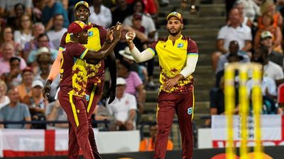 West Indies announce new T20I captain ahead of T20 World Cup; Nicholas Pooran, Shai Hope and others missing from squad for South Africa series Rovman Powell, Jason Holder and Brandon King celebrate a wicket (File Photo: Getty Images)