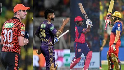 IPL 2024 Qualifier 1: A quick look into KKR, SRH, RR and RCB's performances in playoffs From Left: SRH skipper Pat Cummins, KKR captain Shreyas Iyer, RR skipper Sanju Samson and RCB captain Faf Du Plessis in this frame. (Getty)