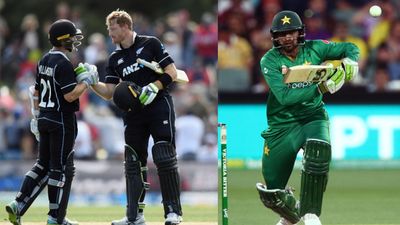 T20 World Cup: Batters who turn scoring into a slow dance, a look at slowest strikers of T20 WC From Left: New Zealand's Kane Williamson, Martin Guptill and Pakistan's Shoaib Malik in this frame. (Getty)