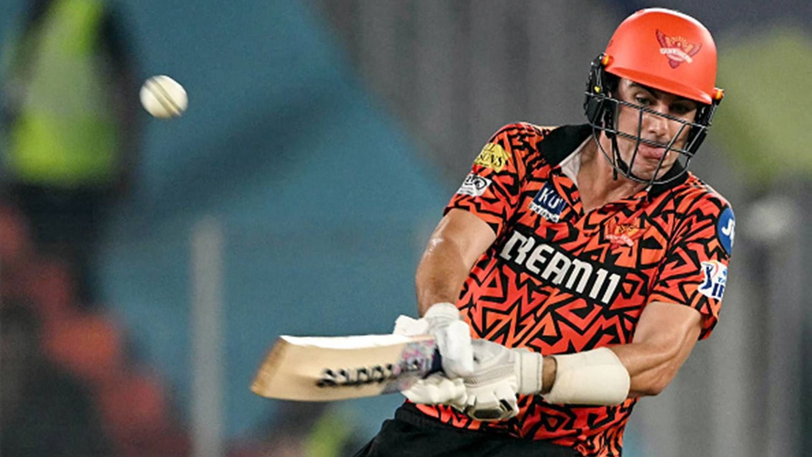 Pat Cummins blames batters for comprehensive loss to KKR, says 'You have those days in T20 cricket where...' Pat Cummins plays an unorthodox shot against KKR (Getty Images)