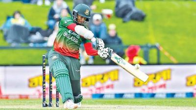 Shakib Al Hasan blames Houston facility after disappointing series loss against USA, says 'should have more facilities that we didn't get' Shakib Al Hasan in frame (Twitter)