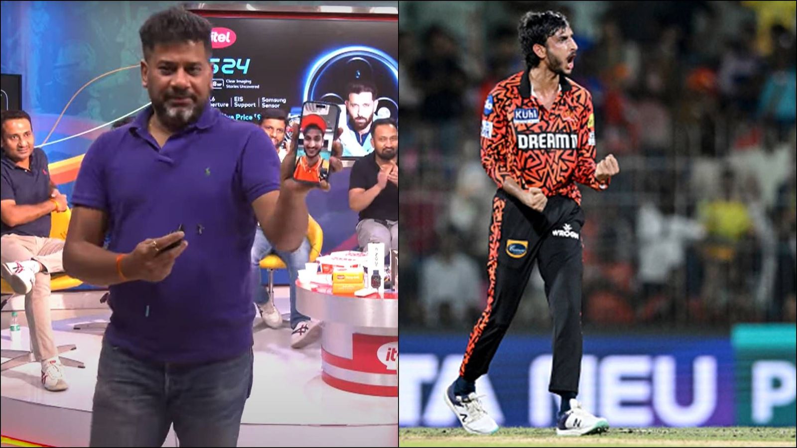 Shahbaz Ahmed joins Sports Tak live show via video call after SRH reach IPL 2024 final, says he felt disappointed after batting Shahbaz Ahmed joins Sports Tak live show via video call (Screengrab: Sports Tak, Getty Images)