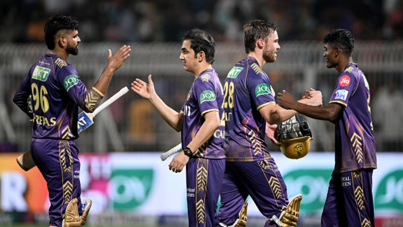 Gautam Gambhir leaves KKR camp and fly to New Delhi ahead of IPL 2024 Final Gautam Gambhir celebrating KKR's win (Getty)