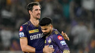 'That's where I think KKR has an advantage..': Kevin Pietersen on why Shreyas Iyer's brigade if favourite to clinch IPL 2024 title KKR's Mitchell Starc (left) and Shreyas Iyer in this frame. (Getty)