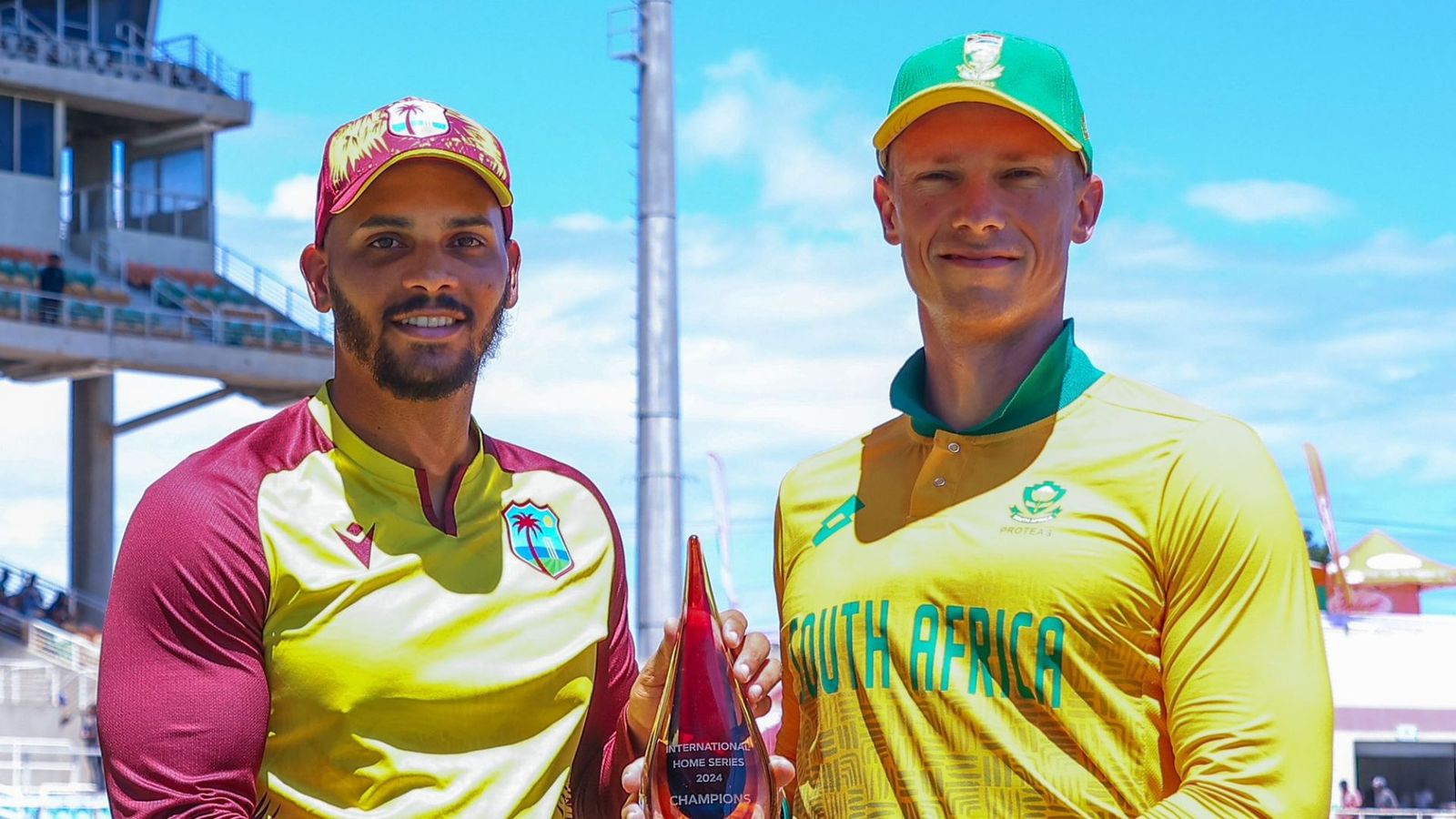 WI vs SA 2nd T20I Live Streaming: When and where to watch West Indies vs South Africa match online? Brandon King and Rassie van der Dussen in the frame (Twitter)