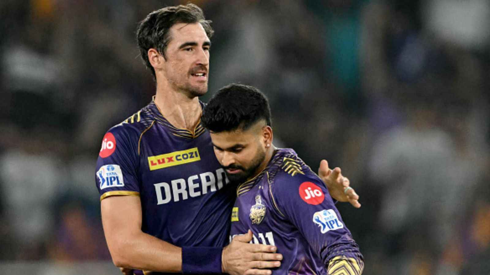 'There's been jokes about the money..': Mitchell Starc after justifying record price tag with match-winning spell to help KKR lift IPL 2024 trophy KKR's Mitchell Starc (left) and Shreyas Iyer in this frame. (Getty)