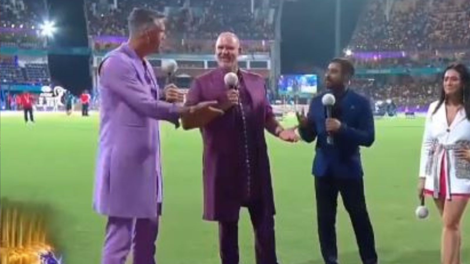 WATCH: Ambati Rayudu called 'joker' by Kevin Pietersen on live show after KKR rock SRH in final to win IPL 2024 title Kevin Pietersen called Ambati Rayudu 'joker' during live show after IPL 2024 final. (Screengrab-X)