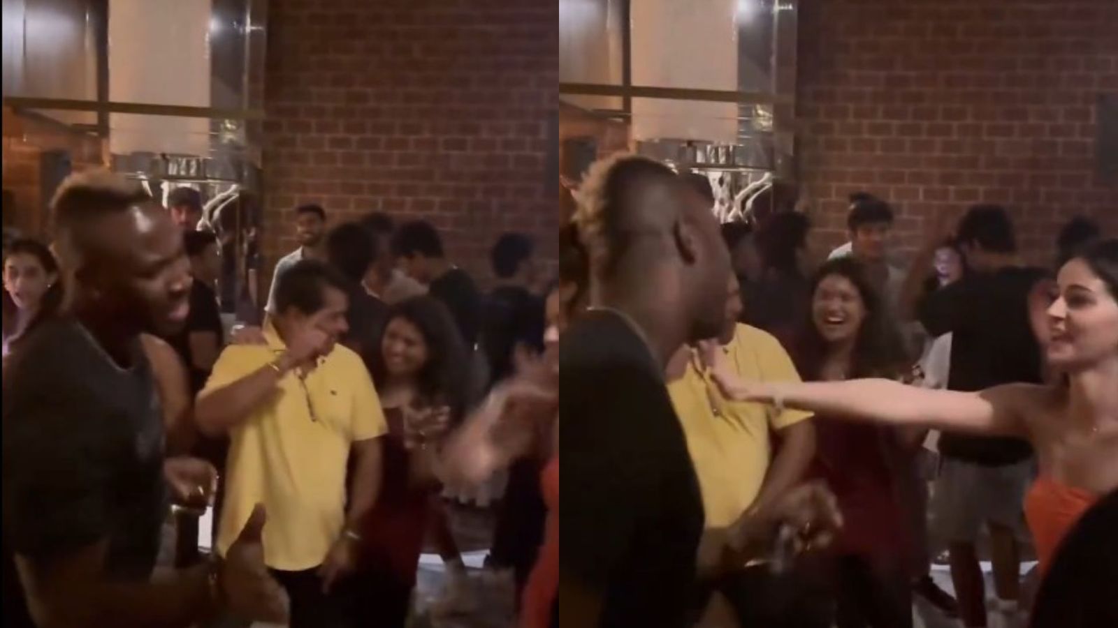 Andre Russell grooves with Ananya Pandey on 'lutt putt gaya' song; Watch VIDEO Andre Russell dancing with Ananya Pandey ( X screengrab)