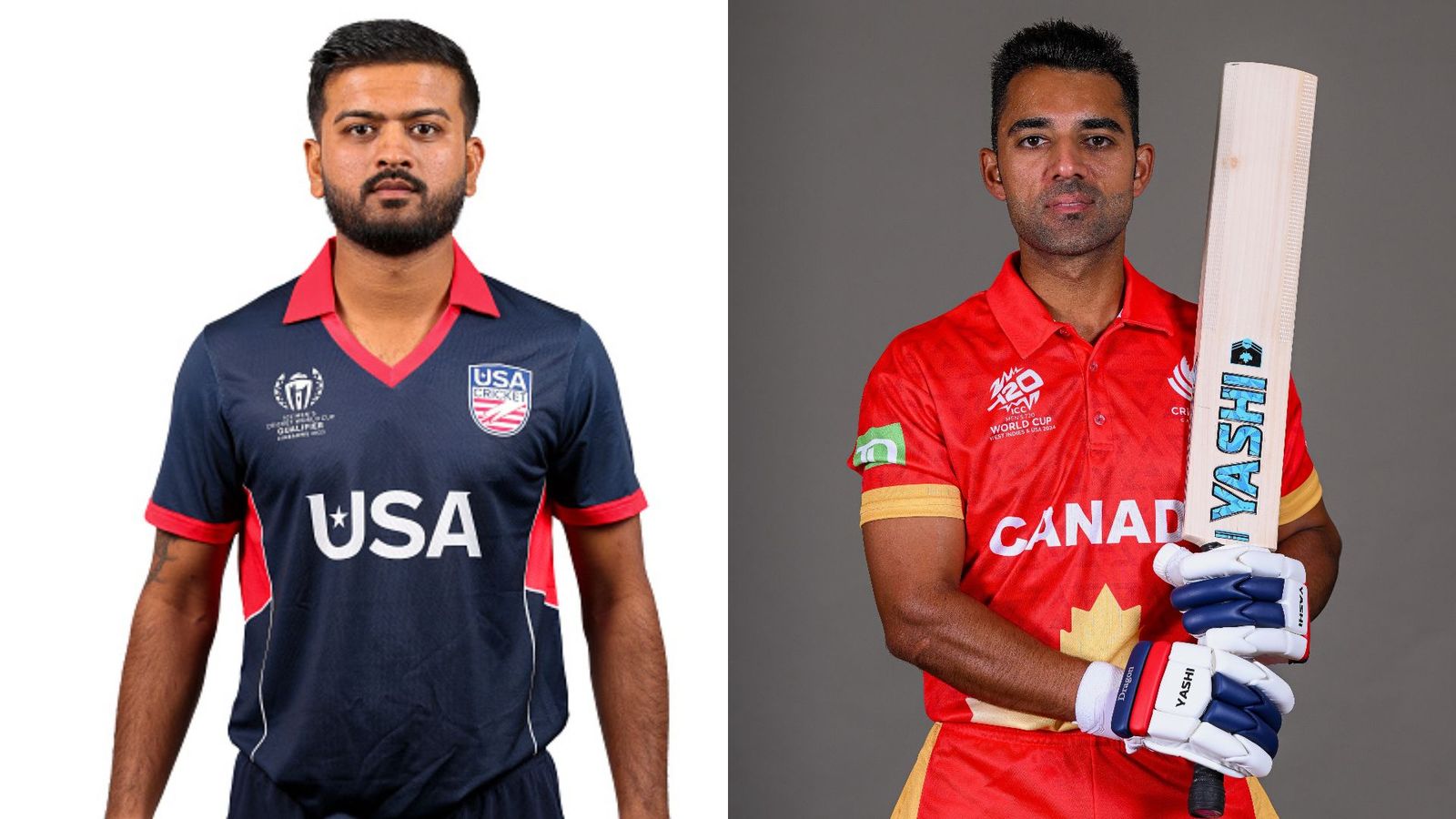 USA vs CAN, T20 World Cup 2024 Live Streaming: When and where to watch United States vs Canada clash online? Monank Patel and Saad Bin Zafar in frame (Getty)