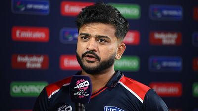 USA's Gujarat-born captain issues warning for India, Pakistan after sensational win over Canada says, 'We don't want to change anything...' USA captain Monank Patel in the post-match presentation (Getty Images)