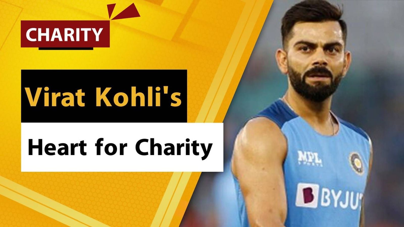 Charity: Virat Kohli strikes big off the field; A closer look at his charitable ventures Former Indian skipper Virat Kohli