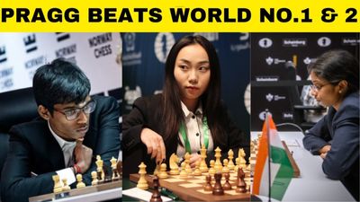 After beating Carlsen, Praggnanandhaa beats World No.2 Caruana; Vaishali leads in Norway Chess SportsTak