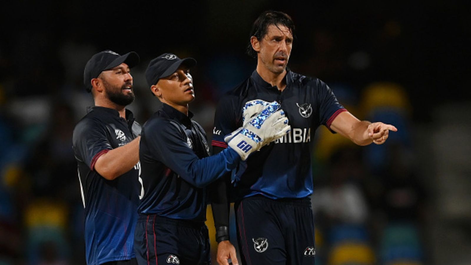 T20 World Cup 2024: David Wiese's all-round heroics in super over help Namibia avoid scare against Oman Namibia beat Oman in super over (Getty)