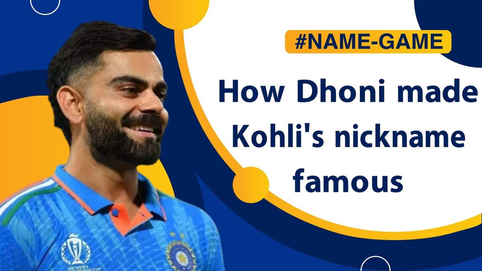 Virat Kohli nickname: The story behind former Indian skipper's nickname and its comic book connection Virat Kohli nickname: The story behind former Indian skipper's nickname and its comic book connection