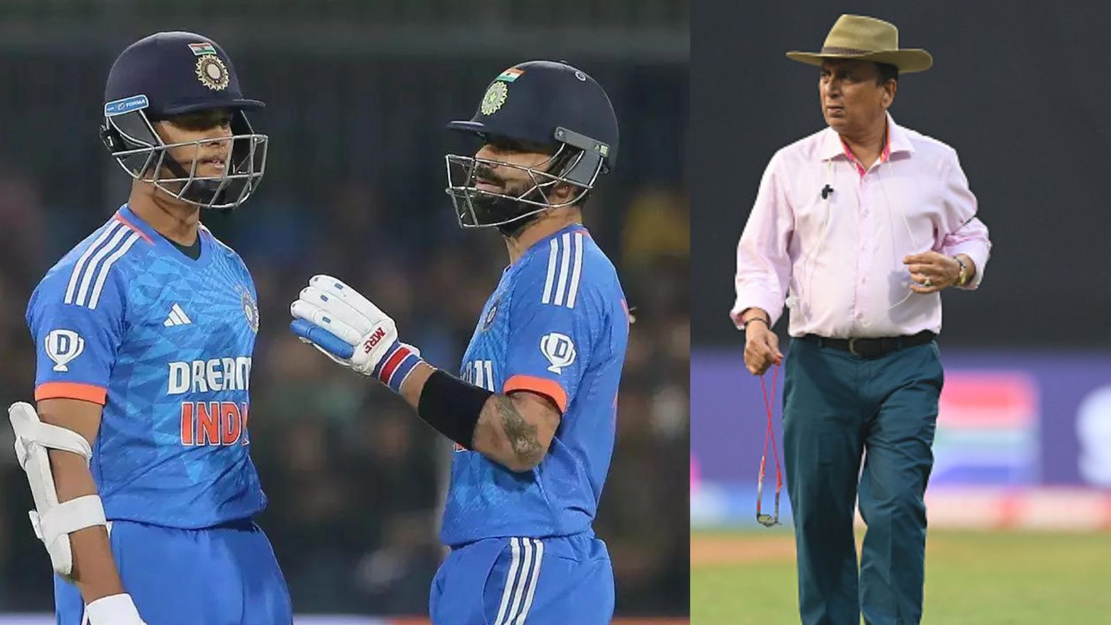 No room for Sanju Samson in Sunil Gavaskar's ideal India's playing XI for T20 World Cup; Virat Kohli, Yashasvi Jaiswal take new roles From left: India's star batter Yashavi Jaiswal, Virat Kohli and batting legend Sunil Gavaskar in this frame. (X-Getty)