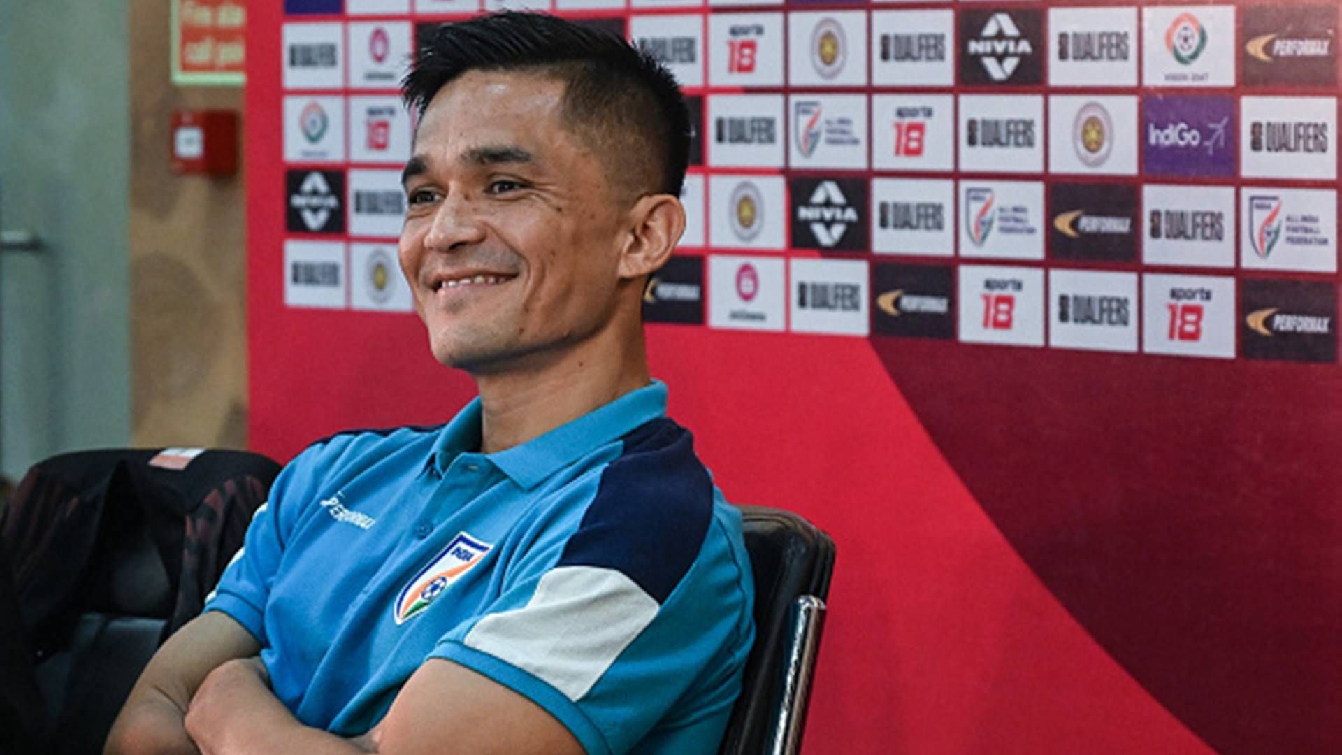 'Please don't make it worse asking 'how are you feeling', again and again': Sunil Chhetri's request to everyone ahead of his farewell game Sunil Chhetri in the press conference (Getty Images)
