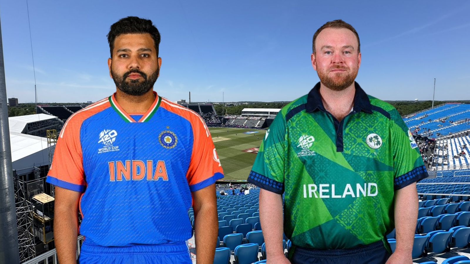T20 World Cup, IND vs IRE: Rohit Sharma makes surprise changes in India's fold against Ireland, alters Kohli's batting order; know playing XIs India captain Rohit Sharma (left) and Ireland skipper Paul Stirling in this frame. (Getty)