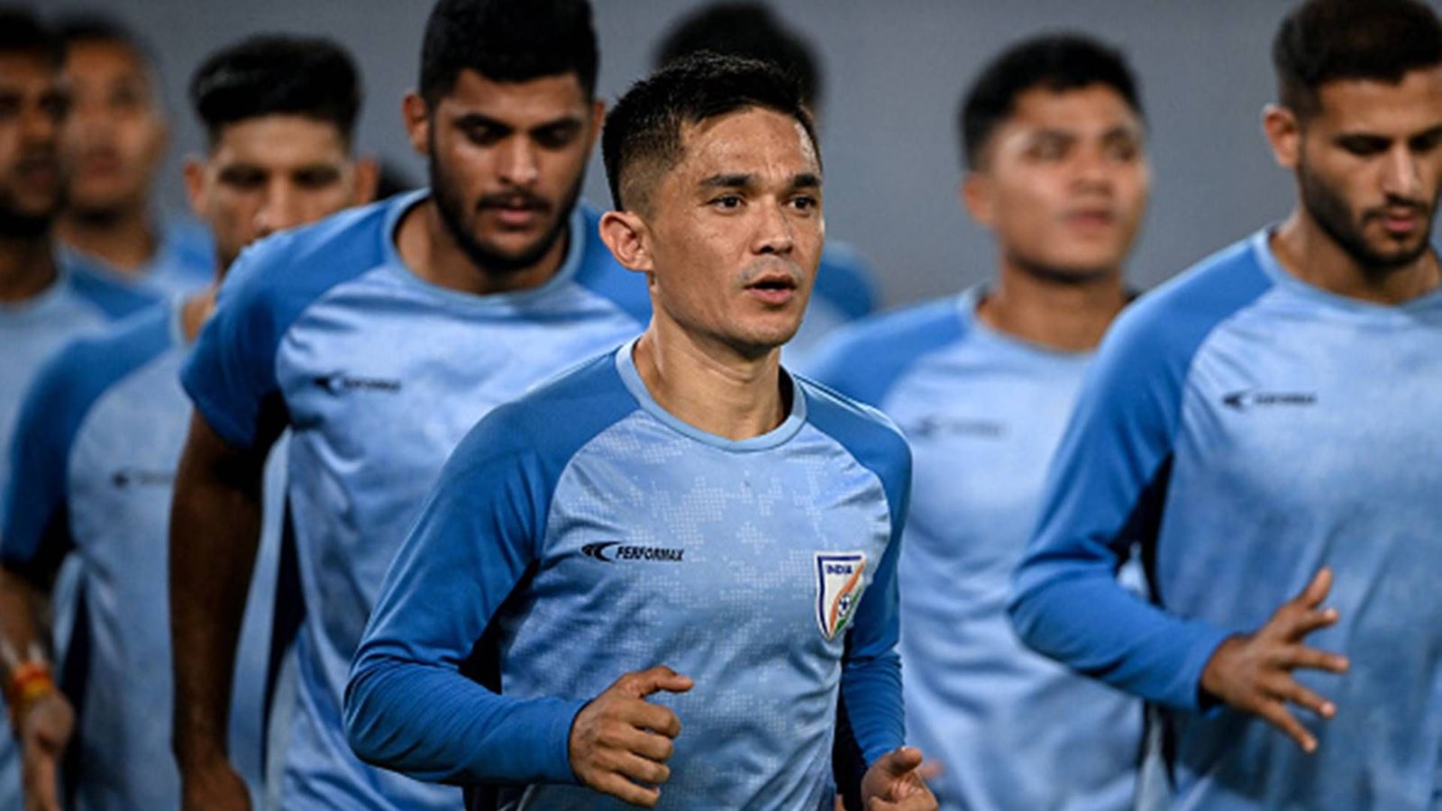 India vs Kuwait Preview: Blue Tigers look to pay perfect tribute to talismanic Sunil Chhetri by keeping the FIFA World Cup 2026 qualification dream alive Sunil Chhetri-led India during the training session on the eve of clash against Kuwait (Getty Images)
