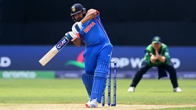 Rohit's fifty, Pandya's three-fer help India kick off T20 World Cup 2024 campaign with commanding eight-wicket win over Ireland Rohit Sharma plays a shot against Ireland in T20 World Cup 2024 (Getty Images)