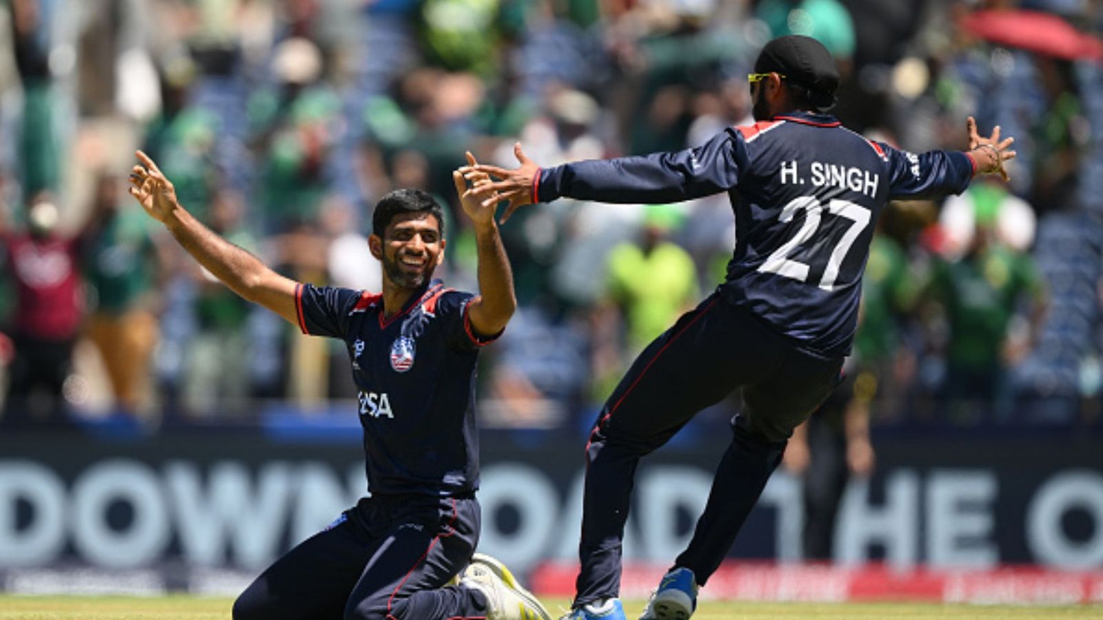 KL Rahul's teammates take 14-year-old revenge against Babar Azam and Pakistan in T20 World Cup 2024 Saurabh Netravalkar and Harmeet Singh in frame (Getty)