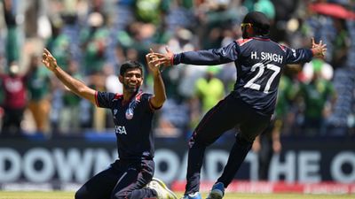 KL Rahul's teammates take 14-year-old revenge against Babar Azam and Pakistan in T20 World Cup 2024 Saurabh Netravalkar and Harmeet Singh in frame (Getty)