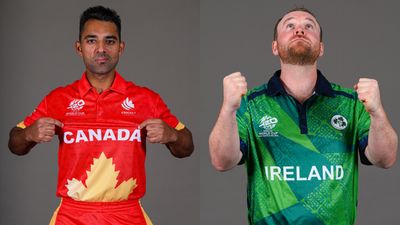 CAN vs IRE Live Updates, T20 World Cup: Check probable playing XI, head-to-head, pitch report, weather report and everything you want to know Saad Bin Zafar and Paul Stirling in frame (Getty)