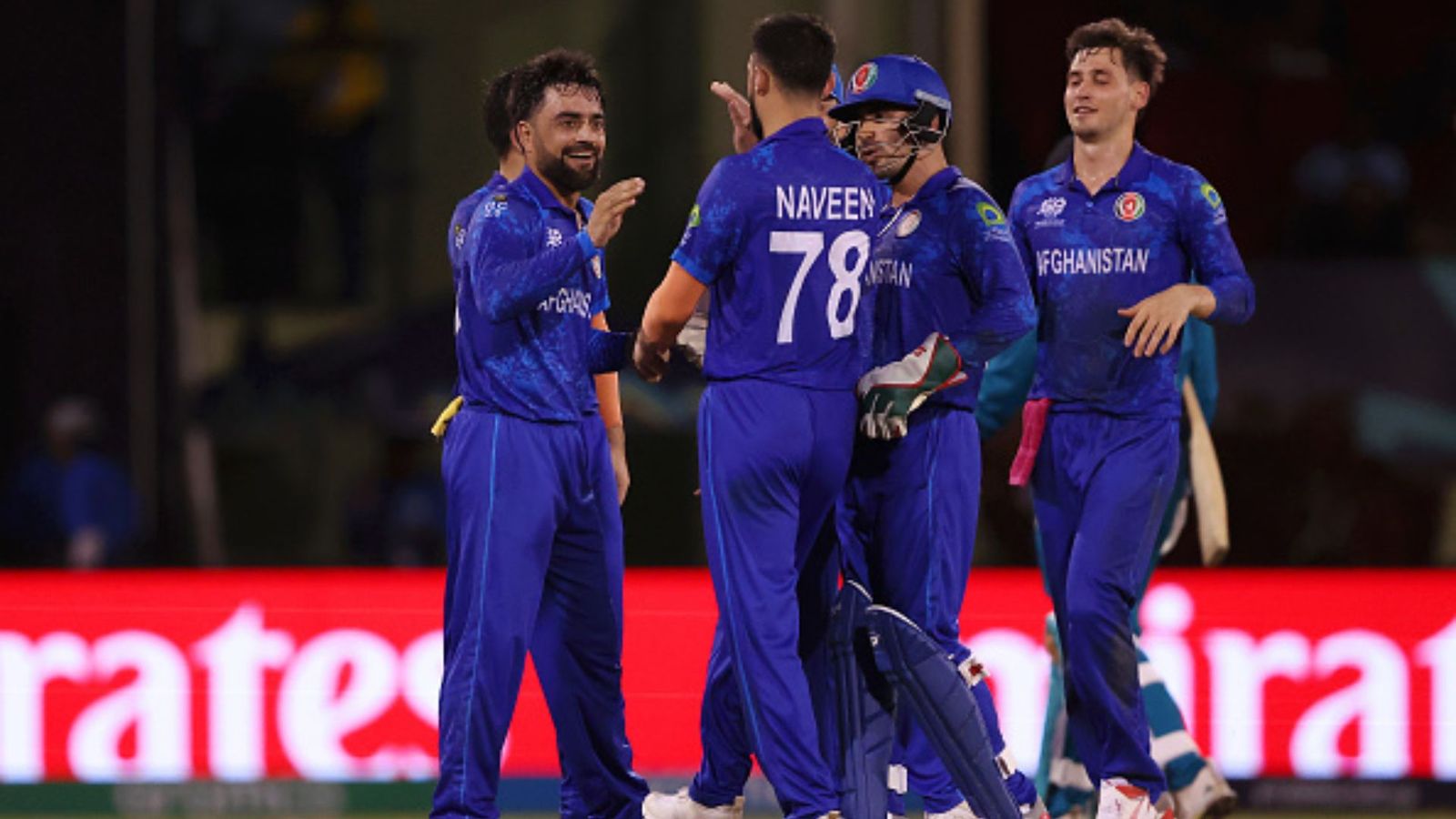 NZ vs AFG: 75 ALL OUT; Rashid Khan, Fazalhaq Farooqi's twin four-fers help Afghanistan crush New Zealand with big 84-run win Afghanistan cricket team in frame (Getty)
