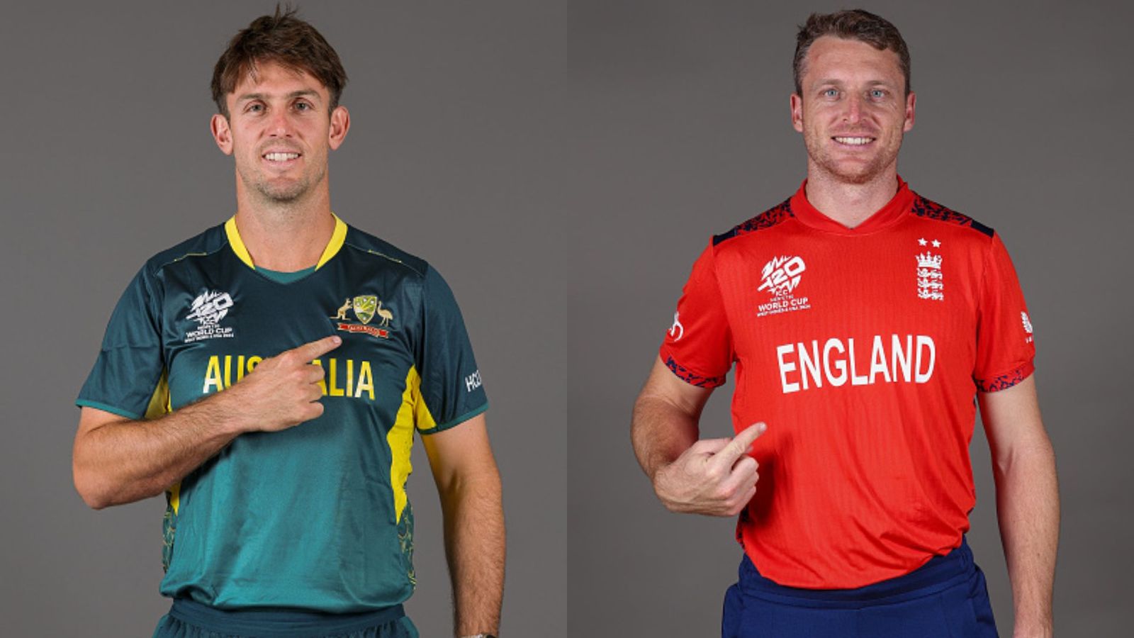 AUS vs ENG Live Updates, T20 World Cup: Check probable playing XI, head-to-head, pitch report, weather report and all you want to know Mitchell Marsh and Jos Buttler in frame (Getty)