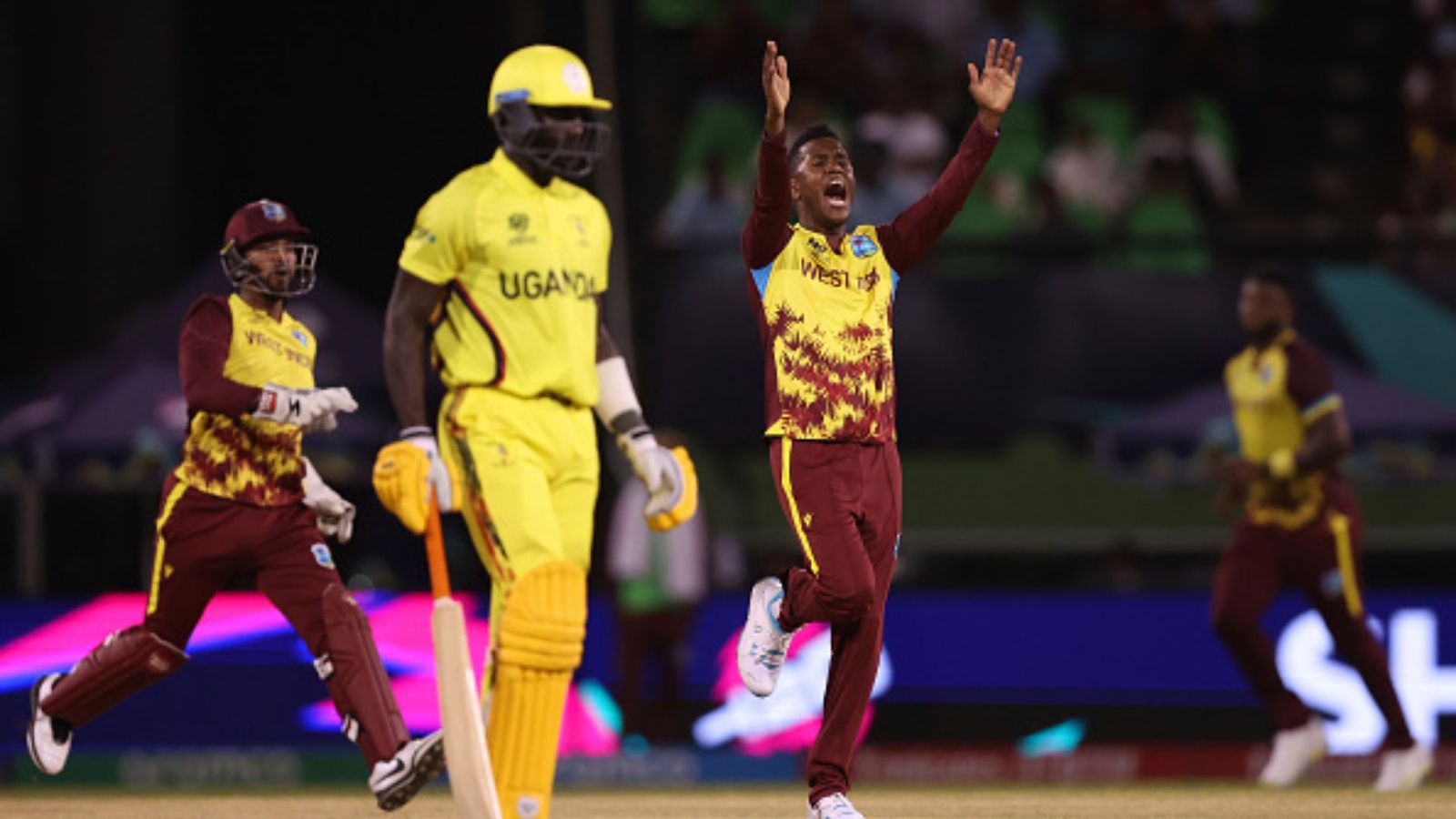 WI vs UGA: 39 ALL OUT, Uganda level decade-long T20 World Cup record with embarrassing loss against West Indies WI vs UGA: 39 ALL OUT, Uganda level decade-long T20 World Cup record with embarrassing loss against West Indies