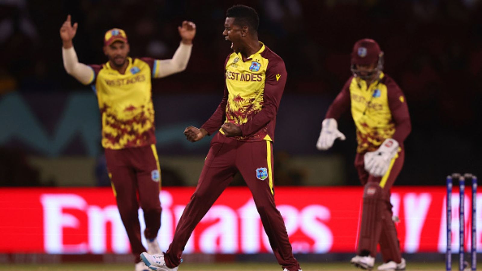 WI vs UGA: Akeal Hosein creates history with fifer in T20 World Cup 2024, becomes first Windies bowler with this record Akeal Hosein in frame (Getty)