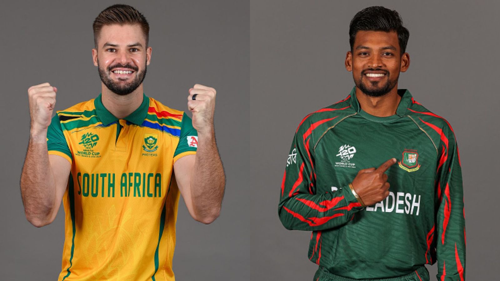 SA vs BAN, T20 World Cup 2024 Live Streaming: When and where to watch South Africa vs Bangladesh clash online? Aiden Markram and Najmul Hossain Shanto in frame (Getty)