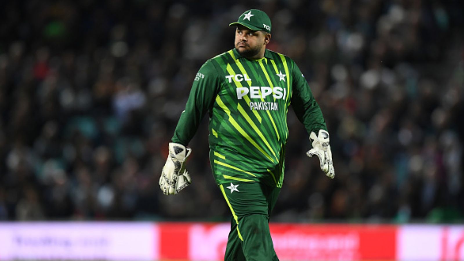 'Azam Khan is my friend's son but he's not helping his cause': Pakistan legend trains gun on star wicketkeeper-batter Pakistan's wicketkeeper-batter Azam Khan in this frame. (Getty)