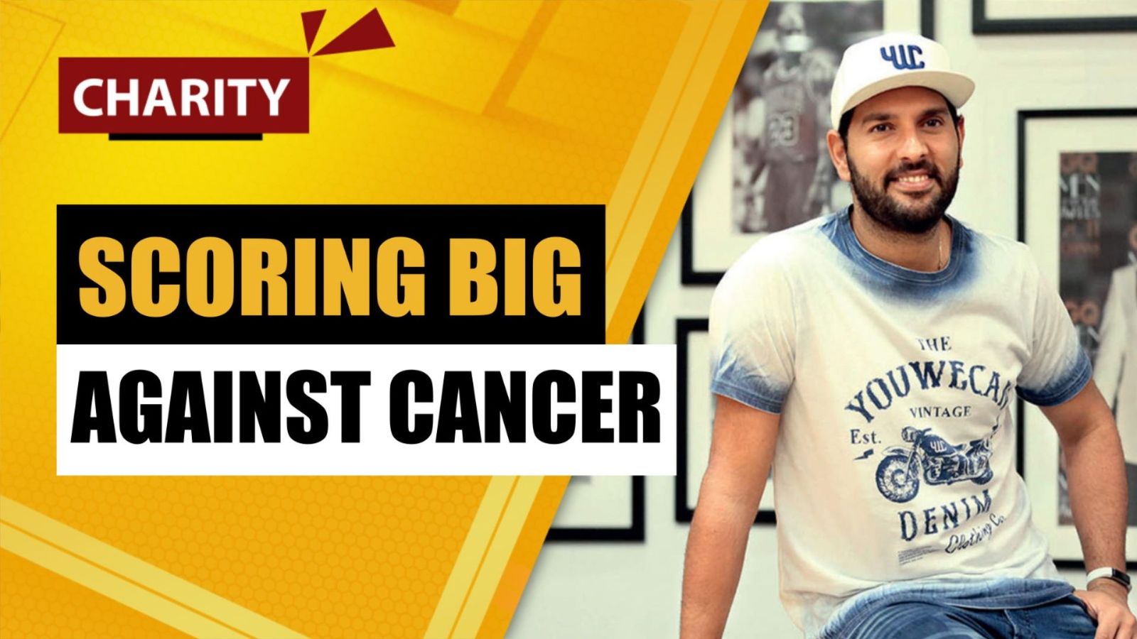 Charity : How cancer survivor Yuvraj Singh launched India's battle against deadly disease with mother's help and set up YouWeCan Yuvraj Singh in frame