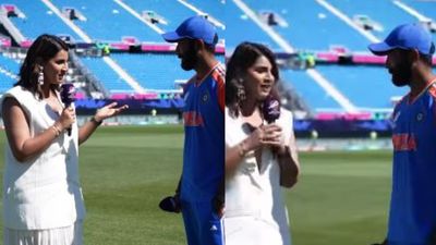 WATCH | 'Will see you in 30 minutes': Jasprit Bumrah's heartwarming post-match interview with wife Sanjana Ganesan lights up social media Jasprit Bumrah's heartwarming post-match interview with wife Sanjana Ganesan lights up social media. (Screengrab-X)
